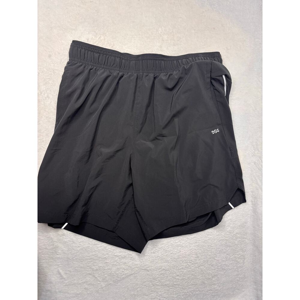 DSG Men’s Med Pure Black 7” Inseam Stride Run Shorts NWTs